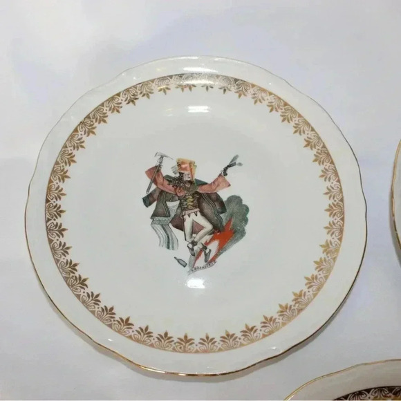 CHODZIEZ Made in Poland 7” porcelain collectible plates Dancers Around the World - Picture 9 of 9